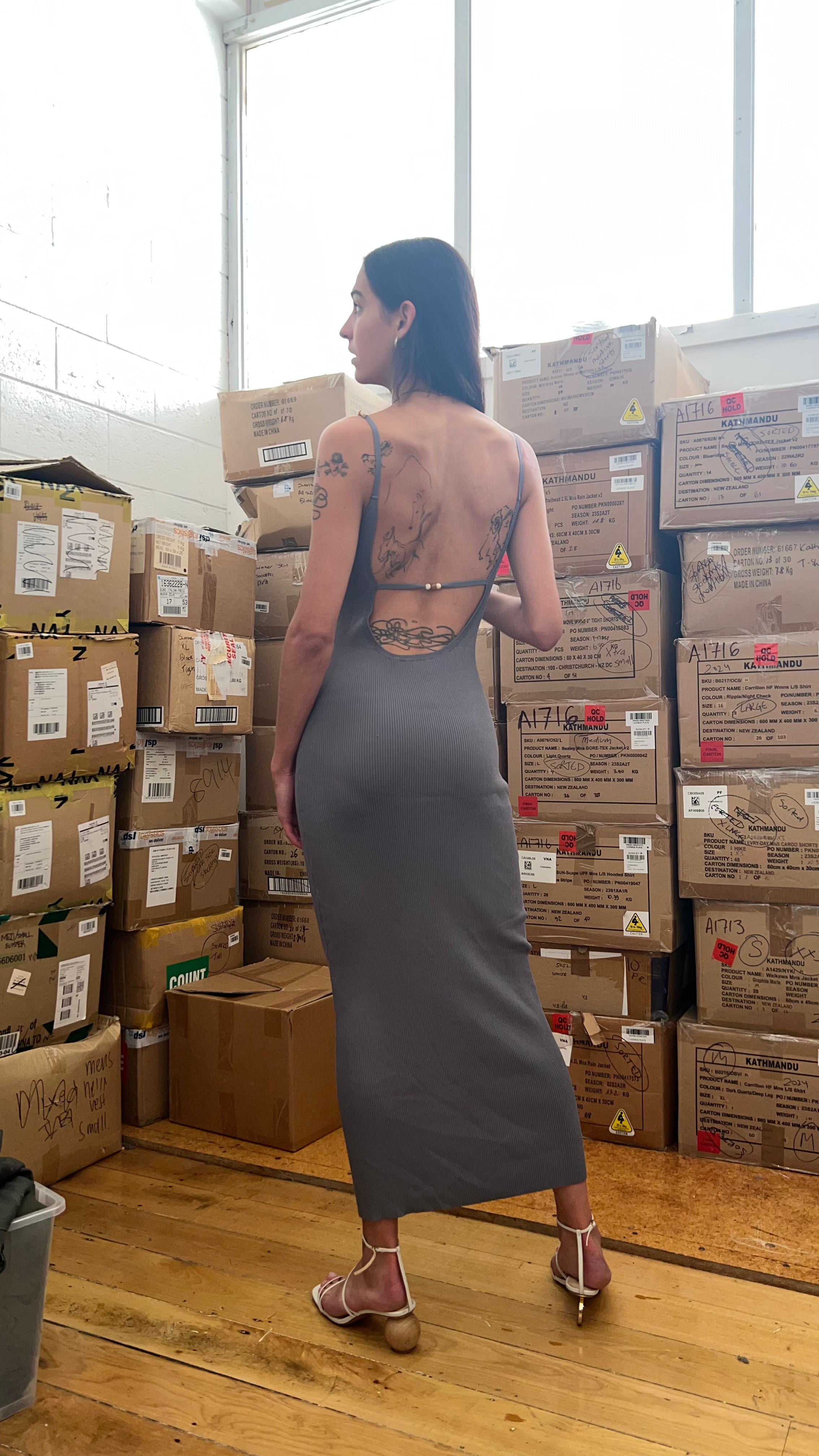 Glassons low back midi dress