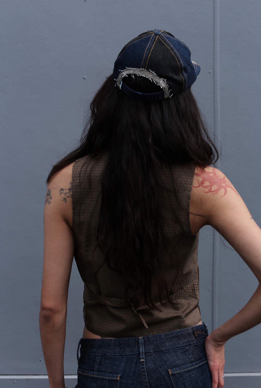 Ratbags x Common upcycled denim cap