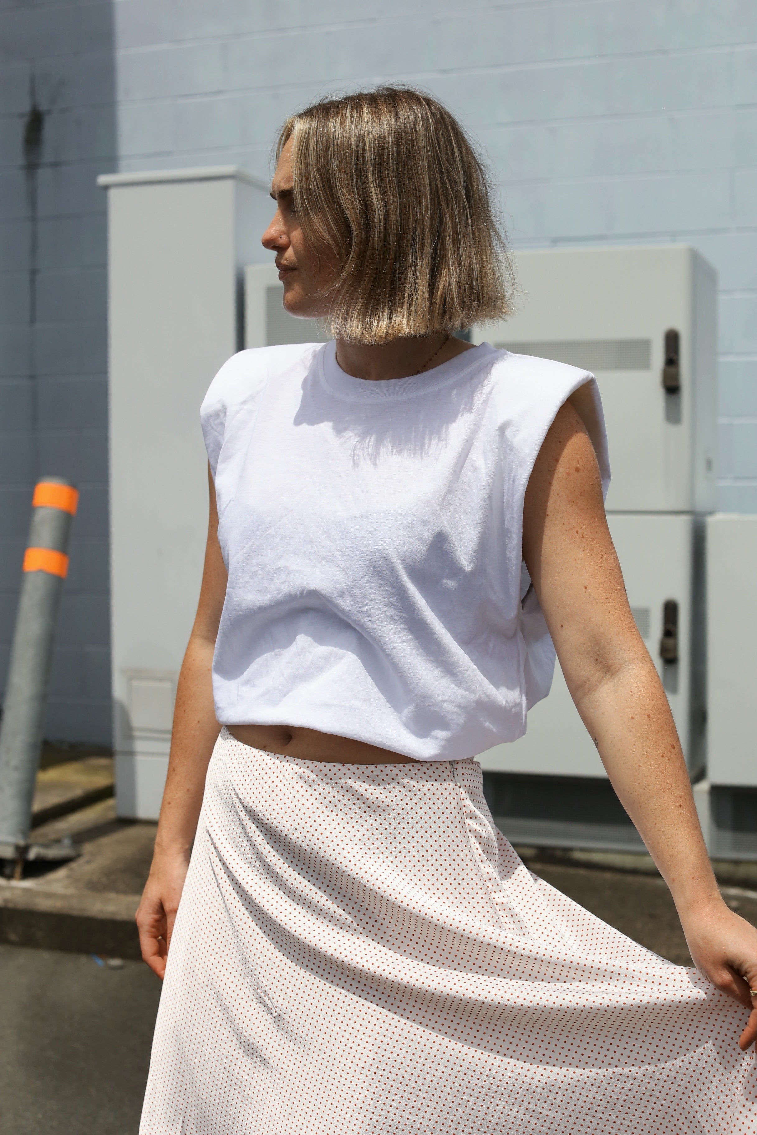 Alexis asymertric skirt