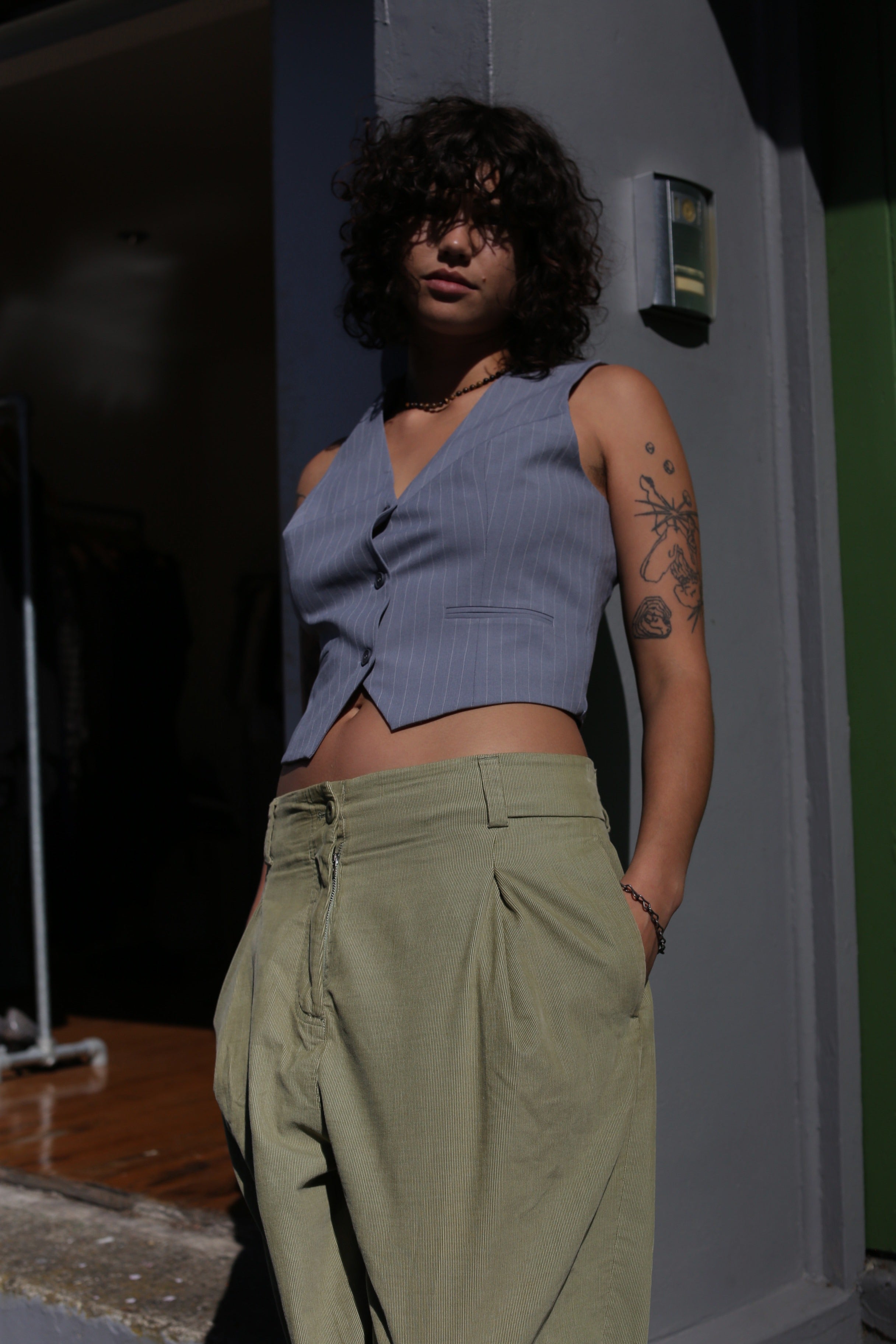 Glassons pinstripe waistcoat