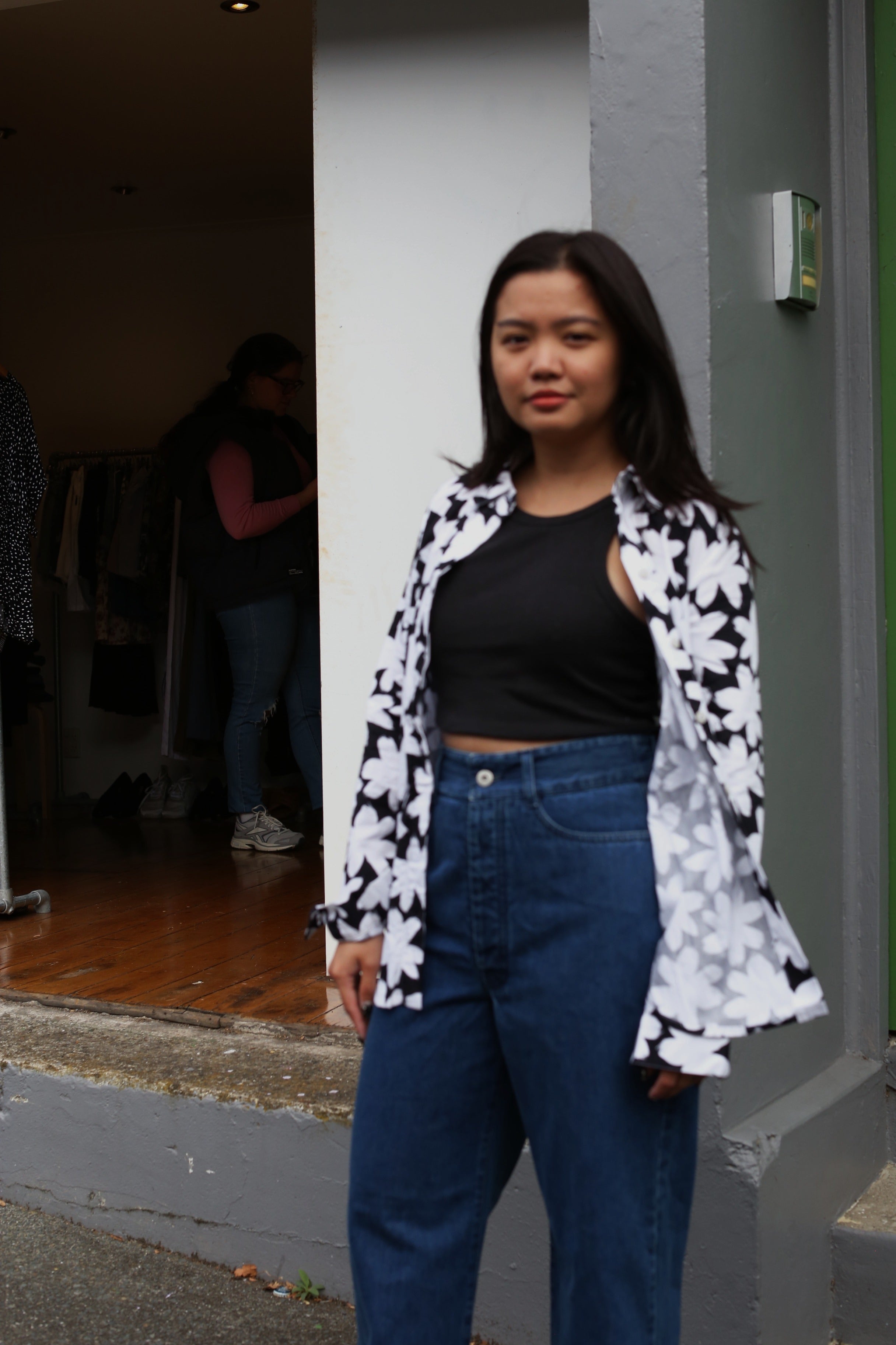 Kowtow dark denim jeans
