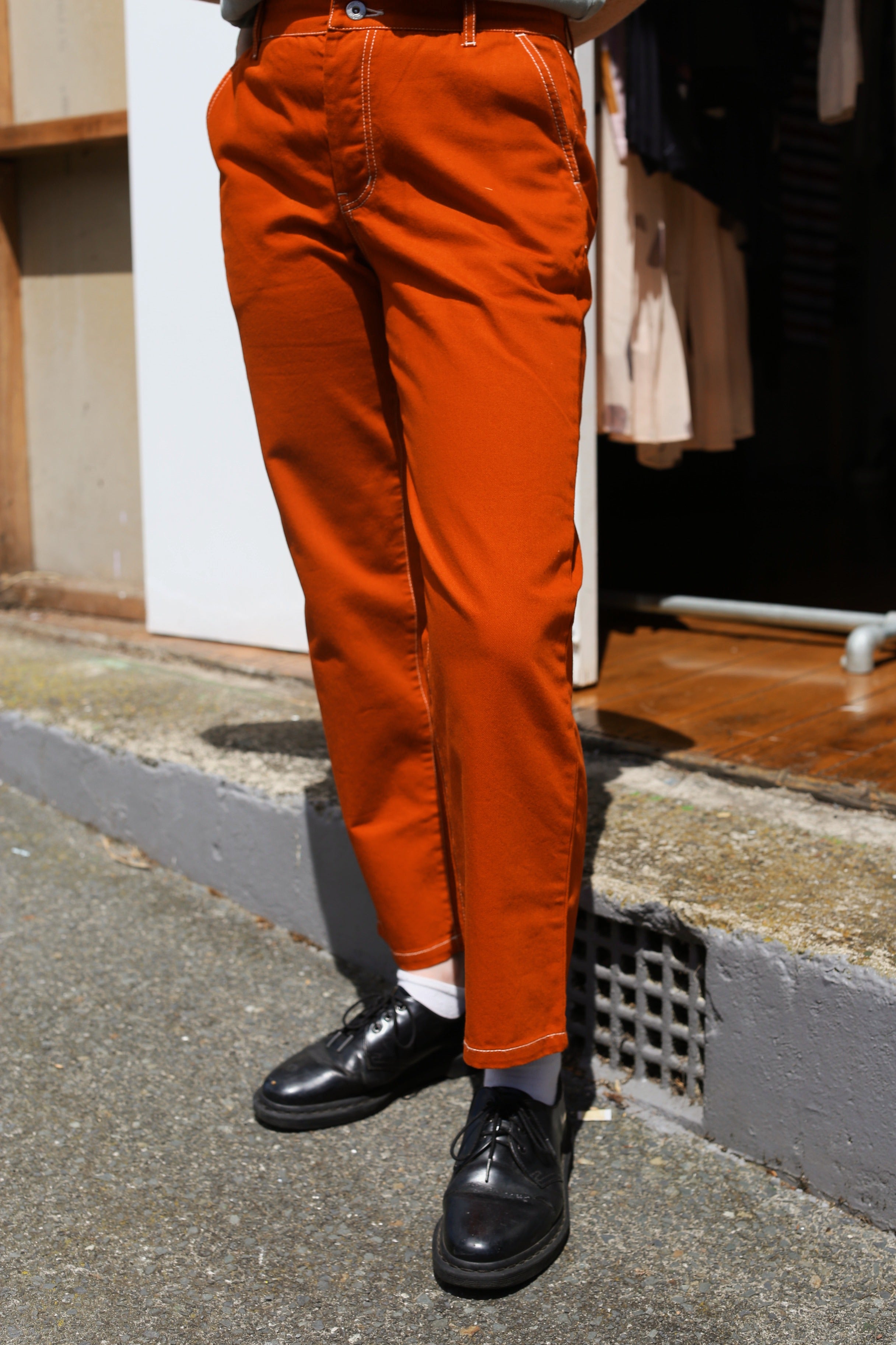 Kowtow orange pant