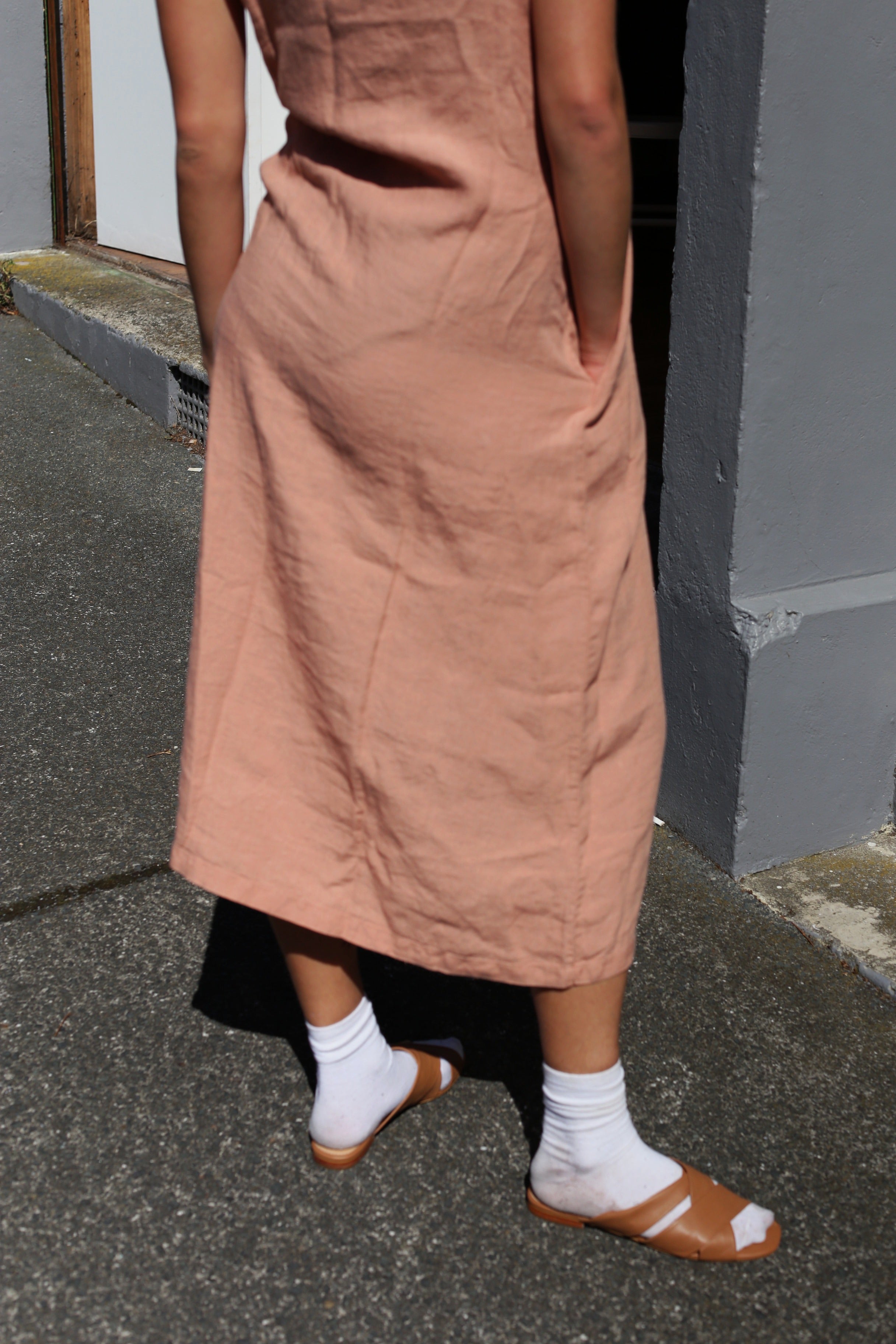 Trenery Leather slides